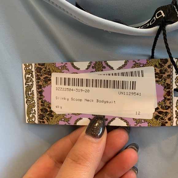 Boohoo powder blue bodysuit - Picture 3 of 6